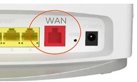 Router with WAN port