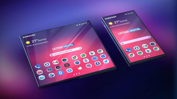 Rendered Foldable Phone