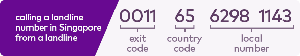 Landline to landline singapore