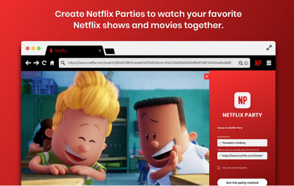 Netflix Party App